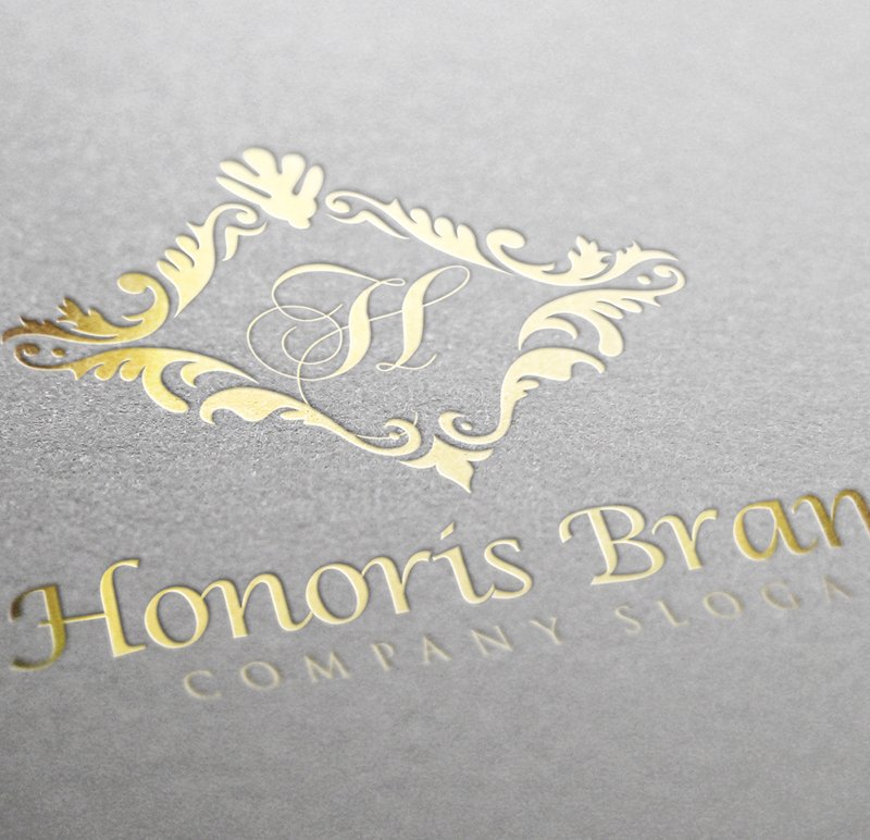 Honoris Luxury Gold Gold Logo