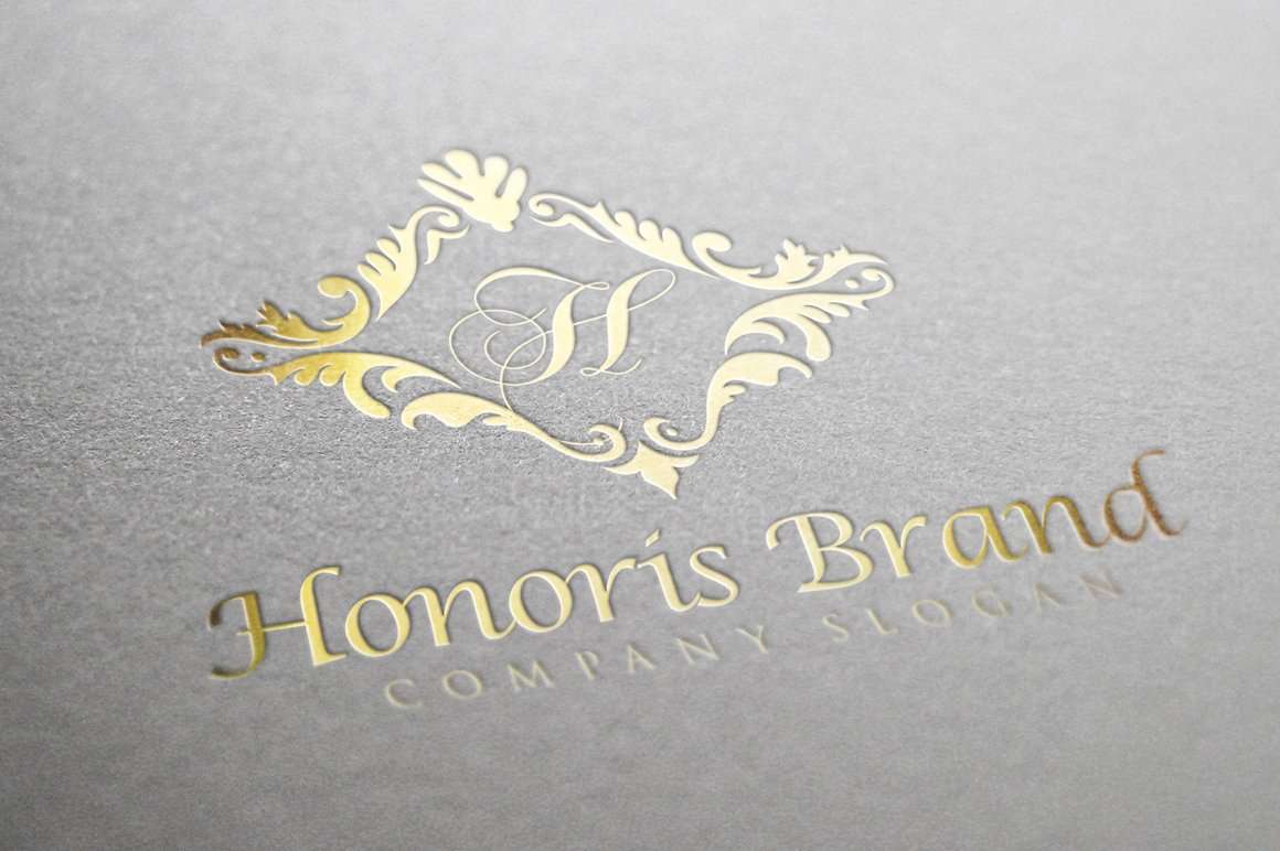 Honoris Luxury Gold Gold Logo
