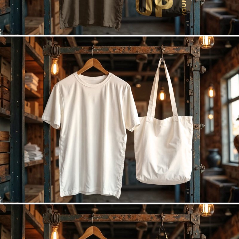 Industrial Vintage Store BMACHINA Mockups