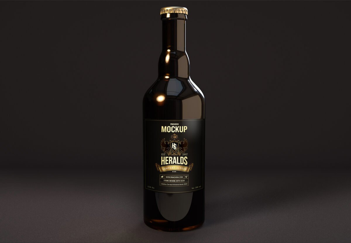 Thumbnail Premium Beer Bottle Mockup