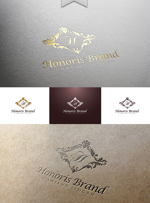 Honoris Luxury Gold Logo
