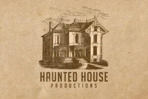 Haunted House Logo Template