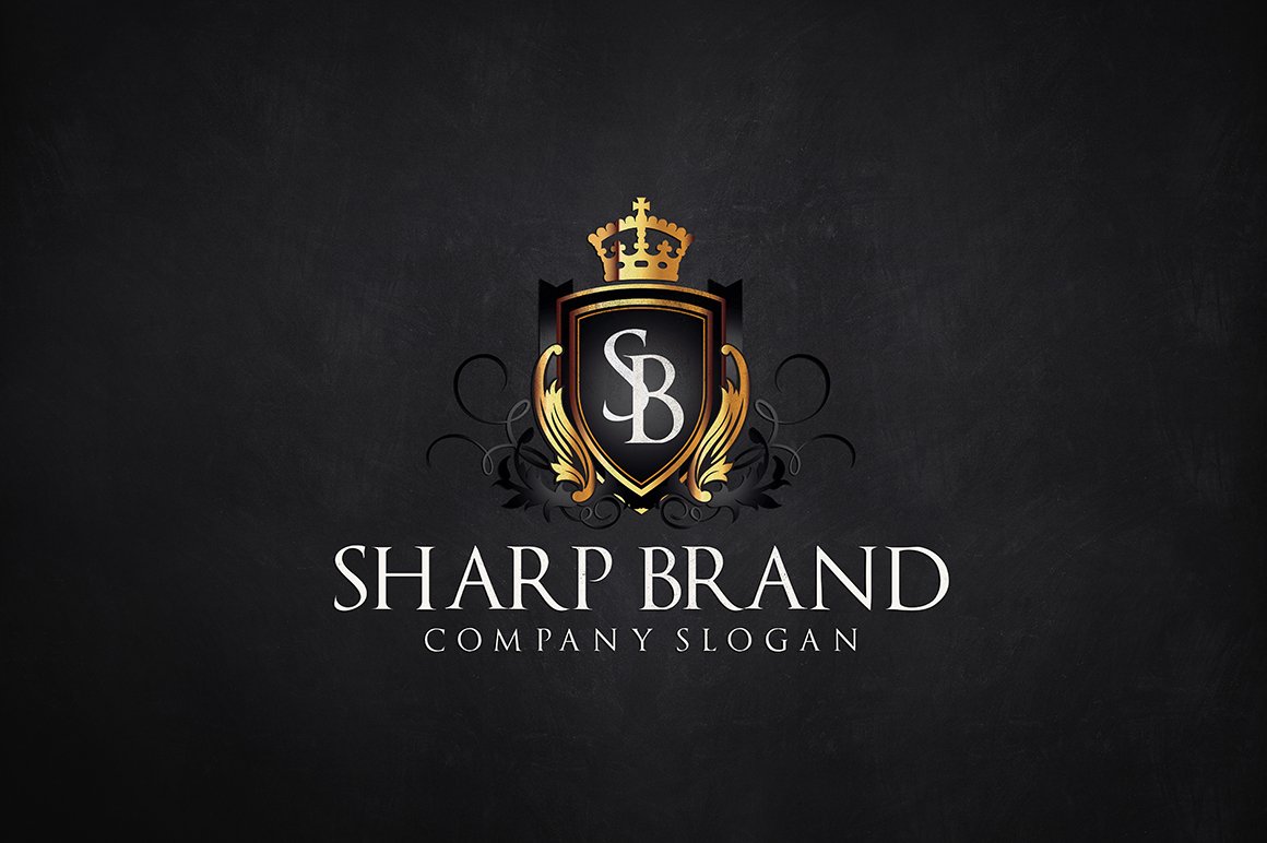 Sharp Brand Logo Template - Brands with surgical precision