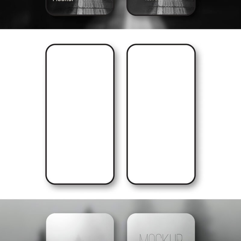 Smartphone Ui Display Mobile App Mockup - Preview1 Preview of a Smartphone Ui Display Mobile App Mockup