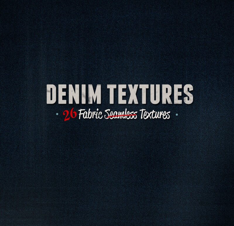 Thumbnail of 26 High-Resolution Seamless Denim Fabric Textures Pack