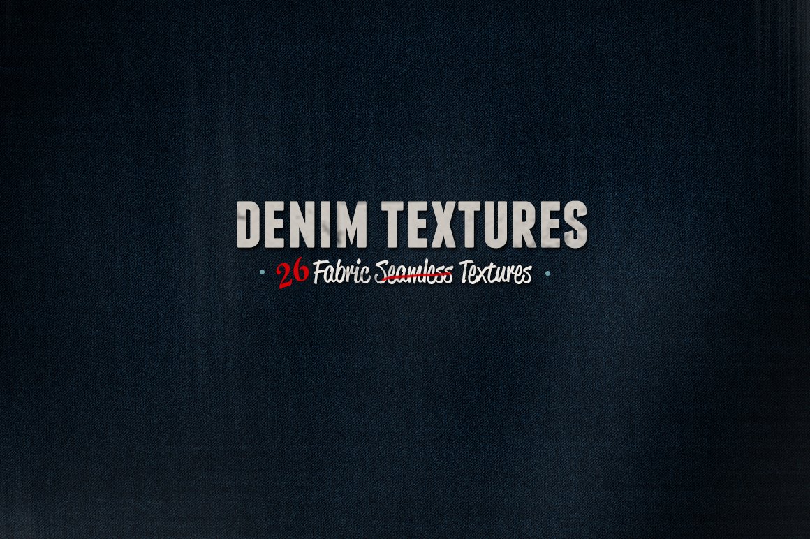 Thumbnail of 26 High-Resolution Seamless Denim Fabric Textures Pack