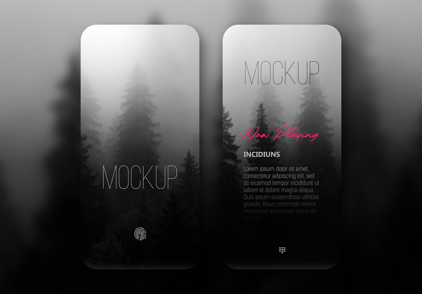 Smartphone Ui Display Mobile App Mockup - thumbnail Thumbnail of a Smartphone Ui Display Mobile App Mockup