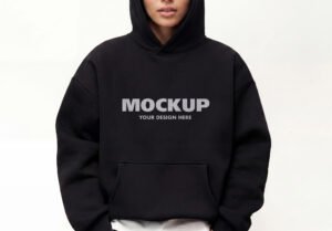 Thumbnail of Oversized Hoodie Mockup on Model with Kangaroo Pocket Oversized Hoodie Mockup on Model with Kangaroo Pocket thumbnail
